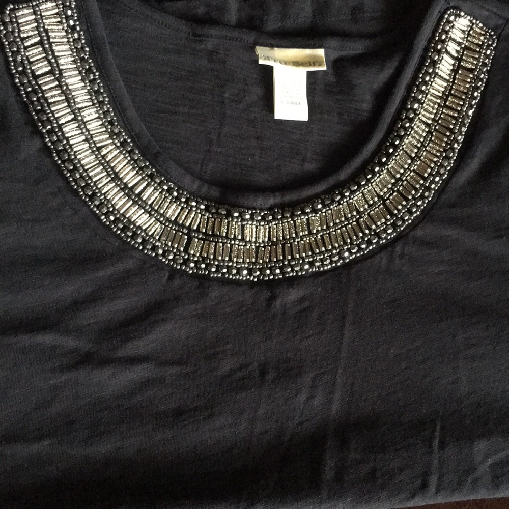 Tru Self Jewel Neckline Top - Picture 9 of 14